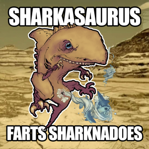 Derek Mah Spencer Estabrooks Sharkasaurus Farts Sharknadoes